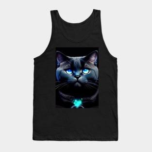 Glowy Dark British Shorthair Tank Top